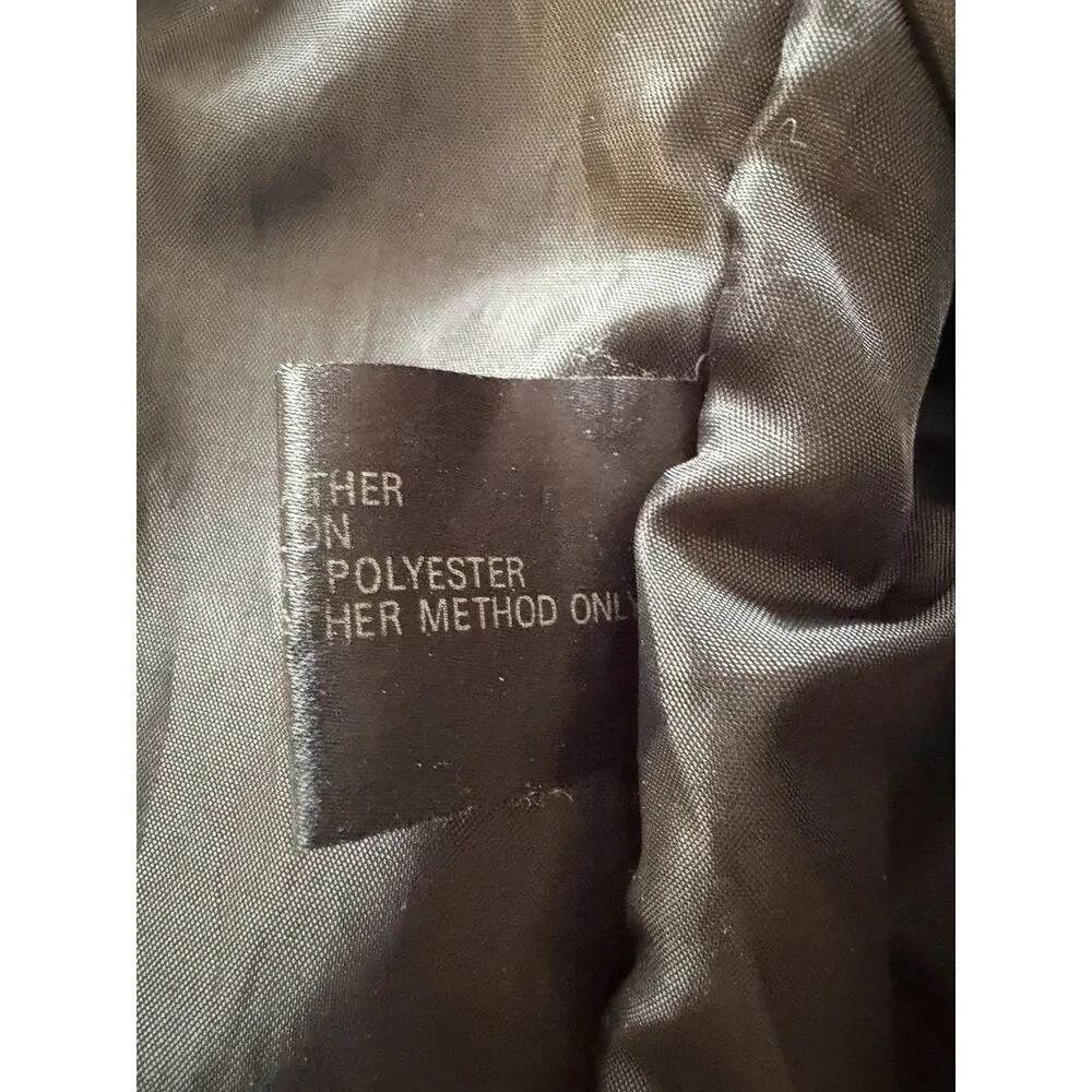 Black Leather Jacket by Duncan Row this vintage